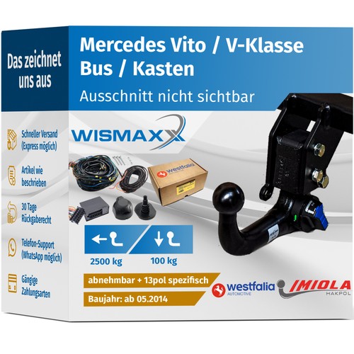 Anhängerkupplung abnehmbar - v,