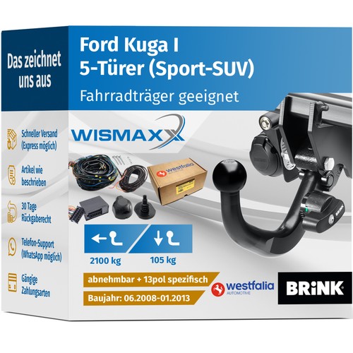 Anhängerkupplung für ford - anhÄngerkupplung,