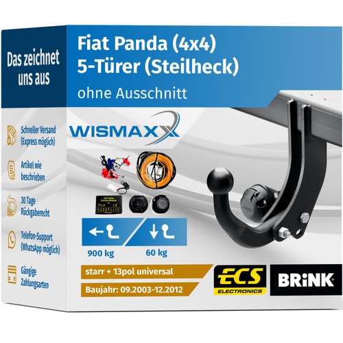 Anhängerkupplung für fiat - für,